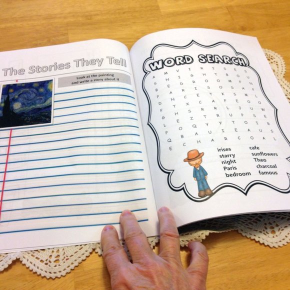 Activity Book for Artistic Kids, About Van Gogh - Picture 4 of 9